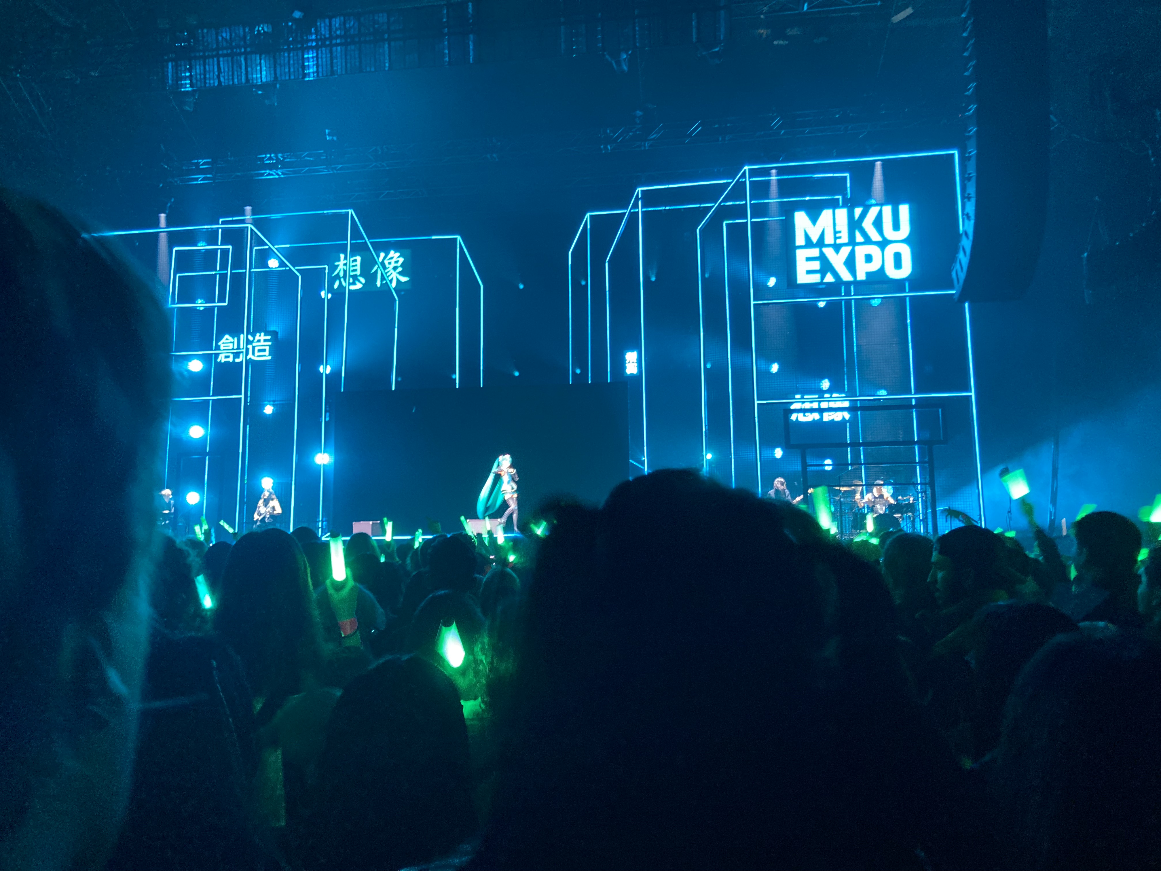 Miku on stage